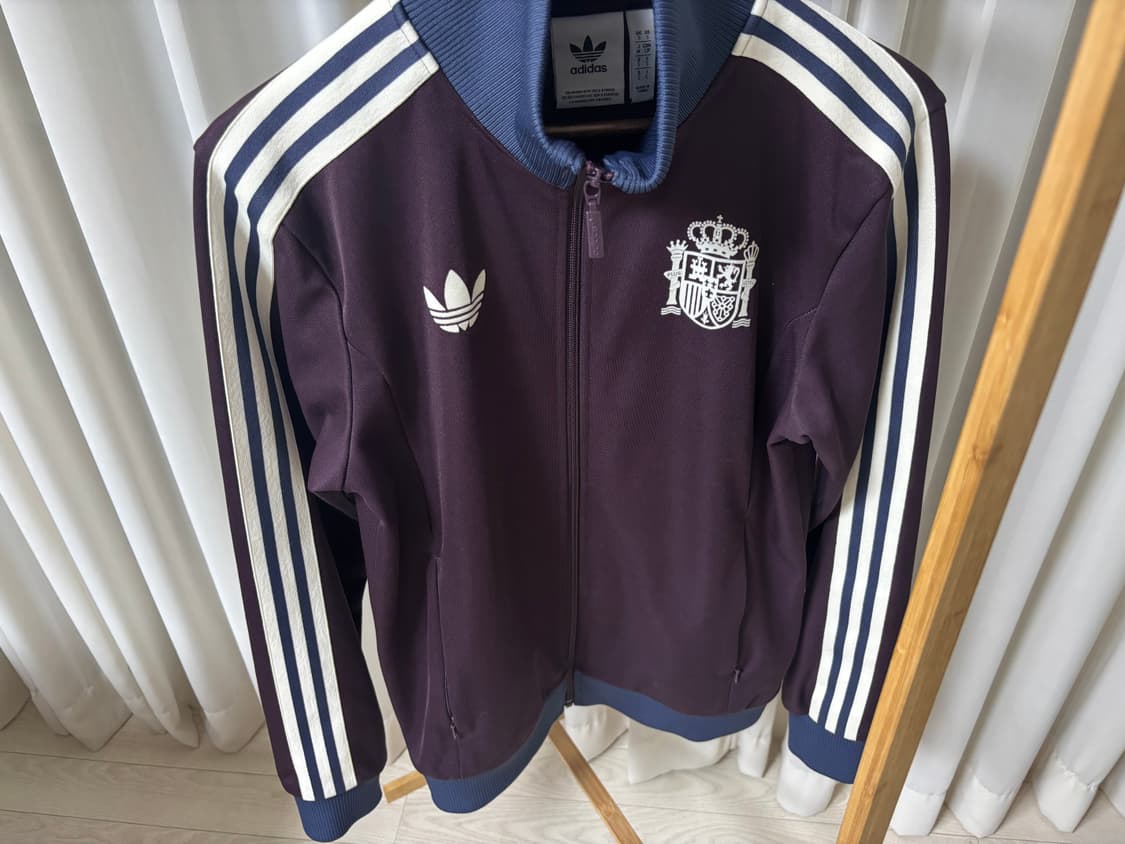 아디다스 스페인 베켄바우어 트랙 자켓 쉐도우 마룬 - US 사이즈 S 상품이미지2