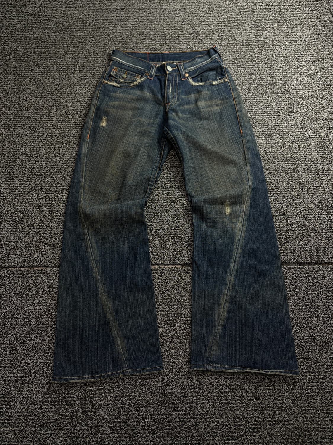 00s 트루릴리젼 y2k 빈티지 부츠컷 커브드 데님 팬츠 1815 상품이미지2