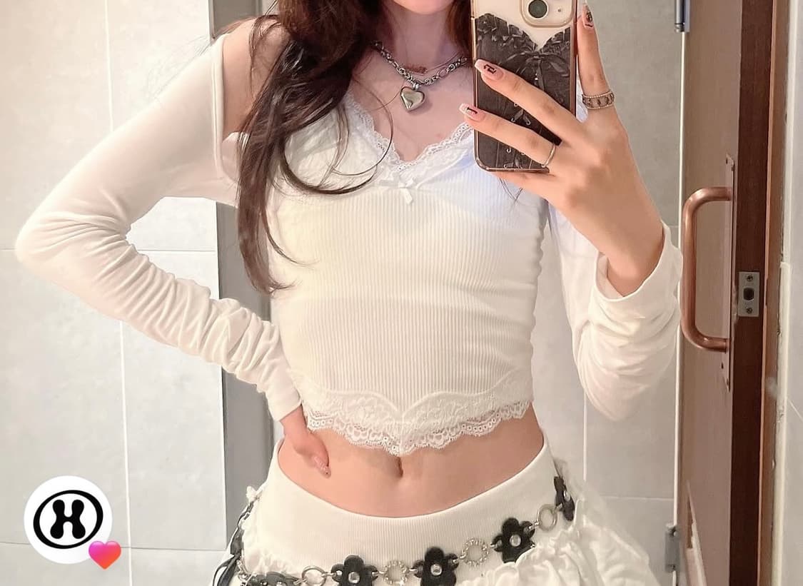 더미스테리어스호텔 레이스 나시 상품이미지1