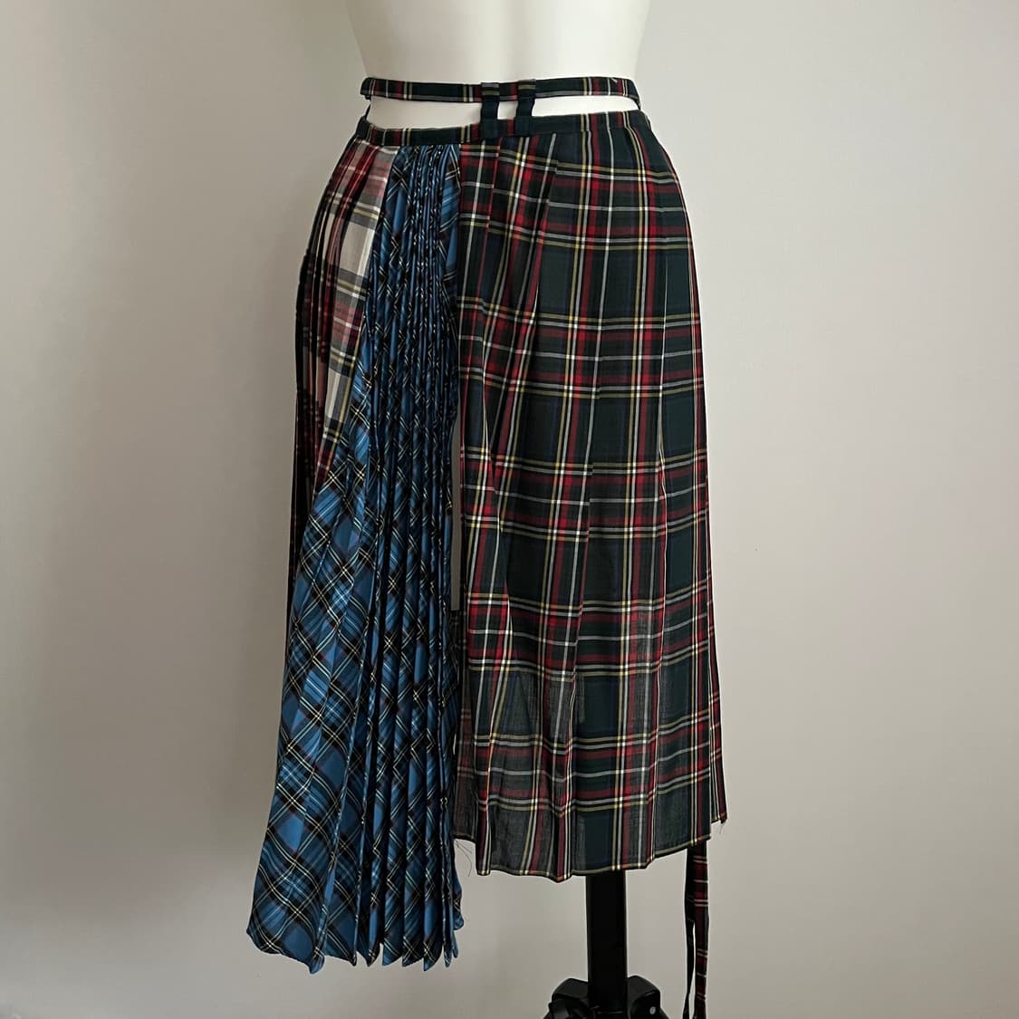 facetasm tartan check wrap skirt 상품이미지2