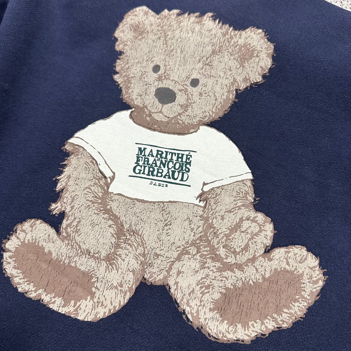✨ (바배) 마리떼 프랑소와저버 네이비 두들베어 맨투맨  상품이미지5