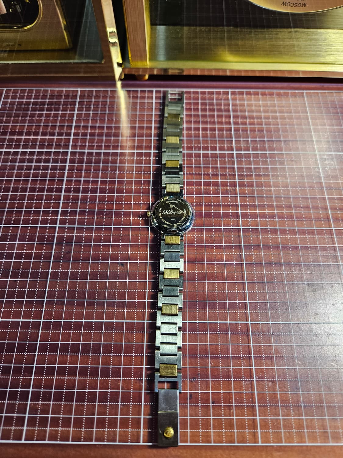 st듀퐁 스위스 메이드 쿼츠시계 여성 콤비 상품이미지4