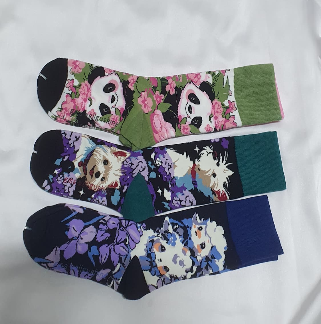 팬다 강아지 양 양말 상품이미지1