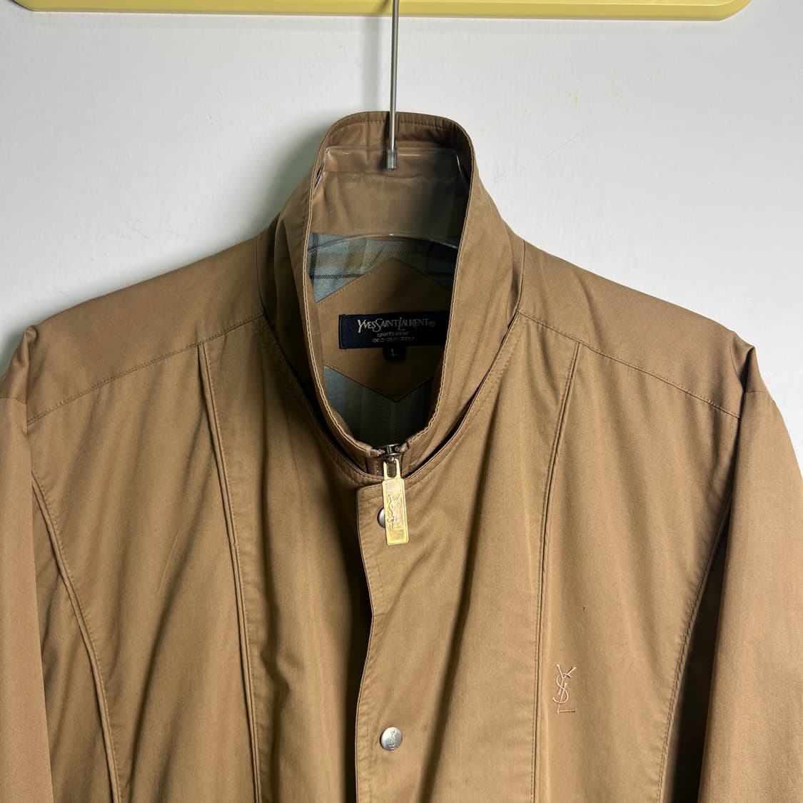 YSL 입생로랑 빈티지 블루종 자켓 L 상품이미지4