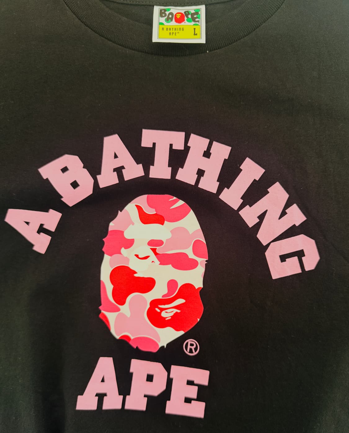 A BATHING APE BAPE(베이프) abc 카모플라쥬 티셔츠 상품이미지1