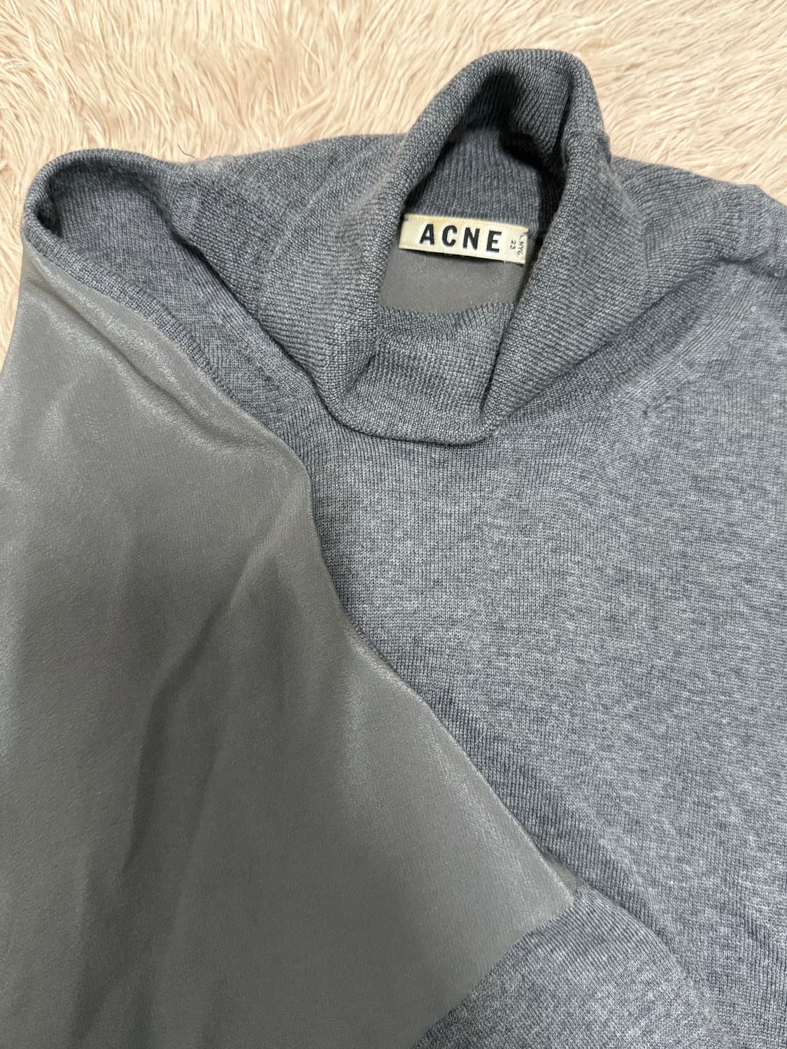 Acne studios 메리노울 실크 니트 상품이미지10