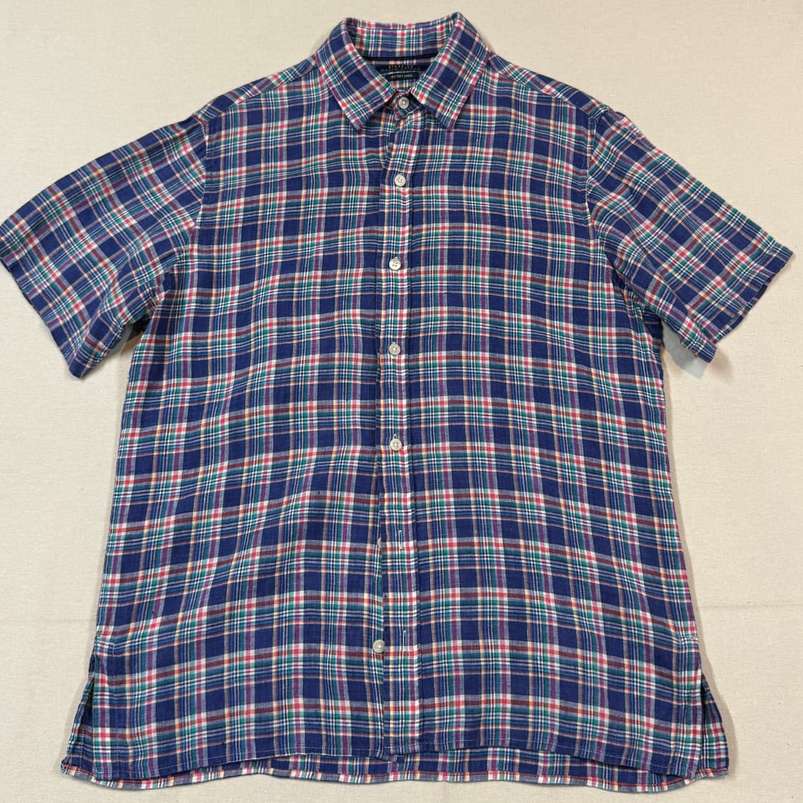 S) 폴로 랄프로렌 씨 소프트 린넨 체크 셔츠 상품이미지2