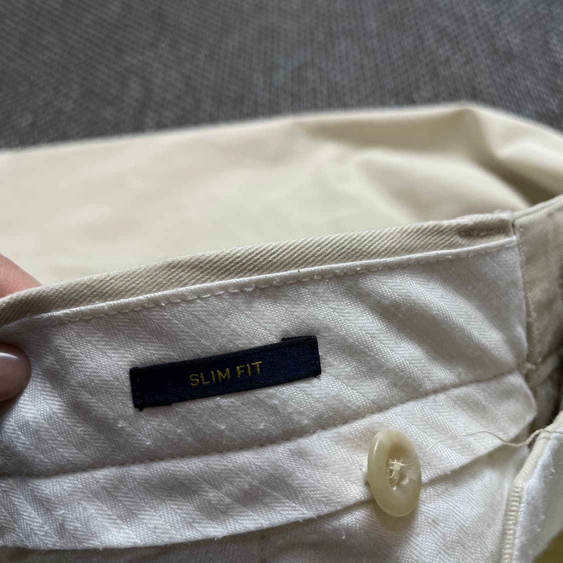 (30) 폴로랄프로렌 크림 코튼 팬츠 슬림핏 상품이미지6