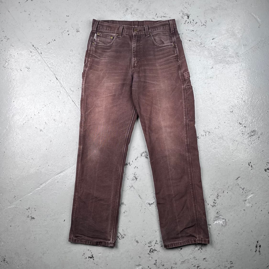 빈티지 칼하트 더블 해머루프 카펜터 팬츠 B174DKB 상품이미지2