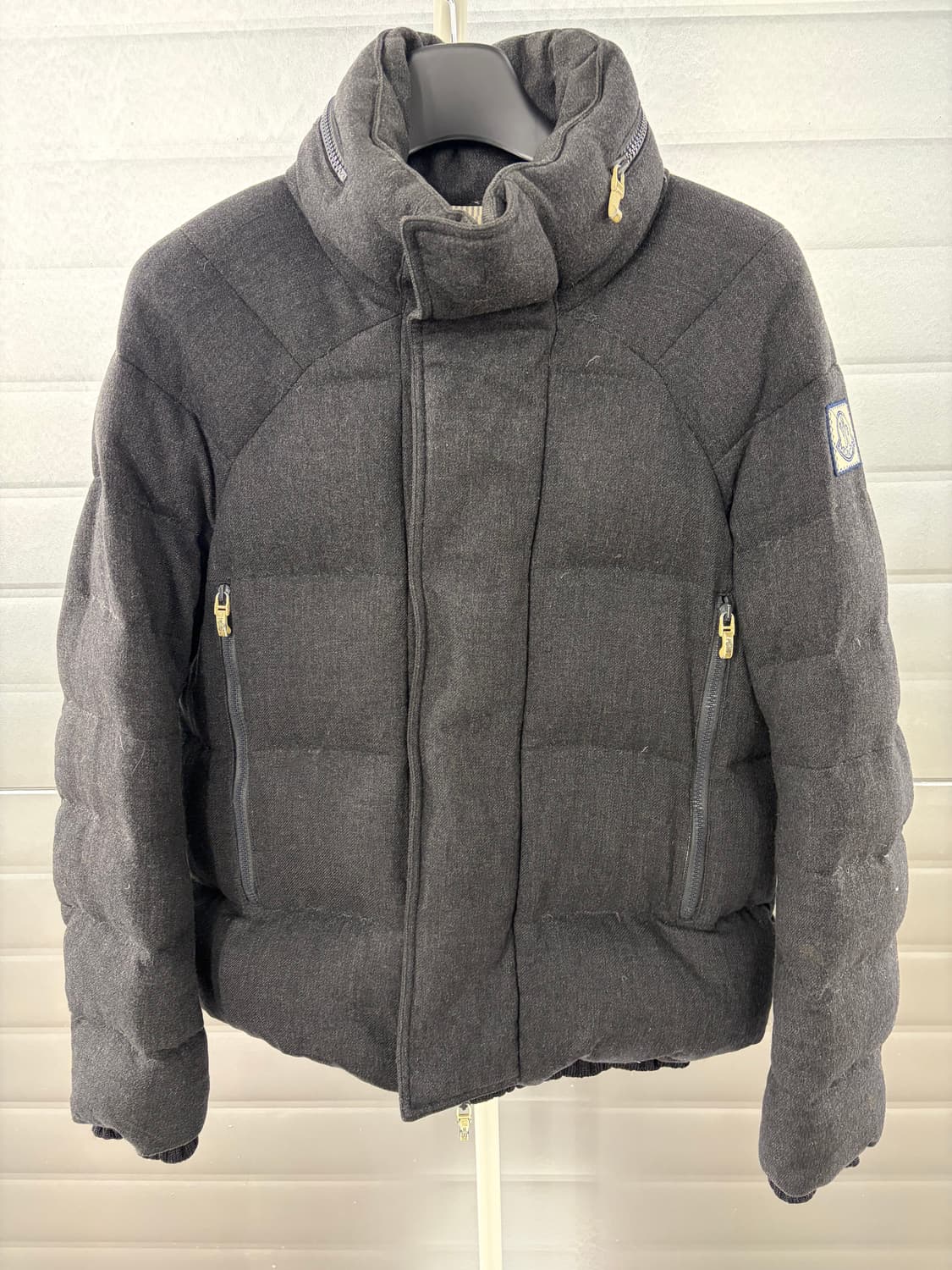 몽클레어 정품 감마블루 울 구스다운 패딩 사이즈 2 상품이미지3