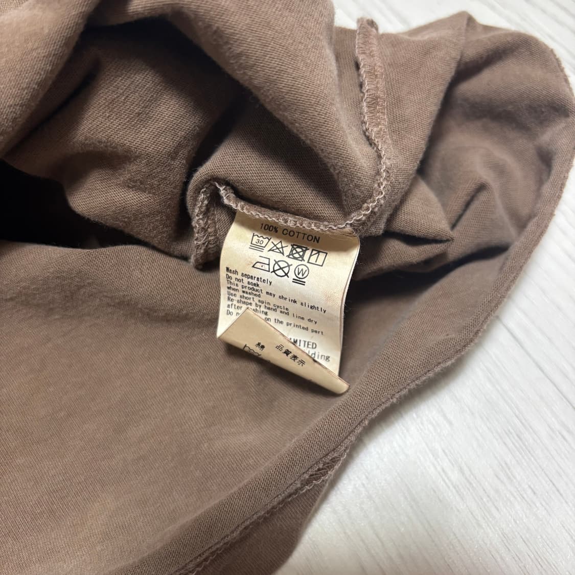 [카브엠트] 오버다이 빅 티셔츠 (XL) 상품이미지5