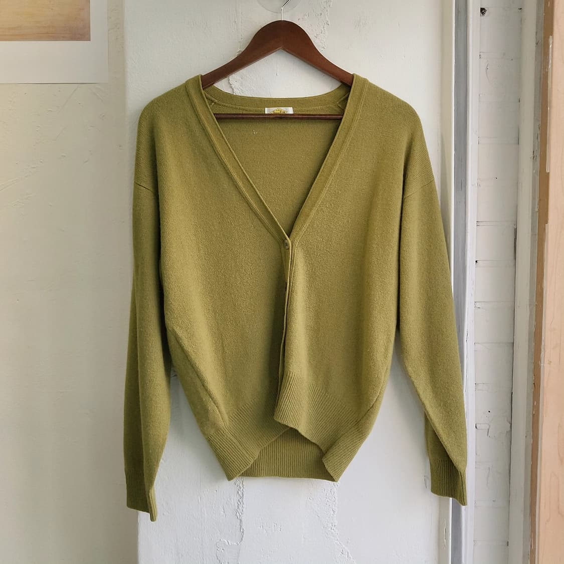 My own selection 라임그린 울가디건 상품이미지2