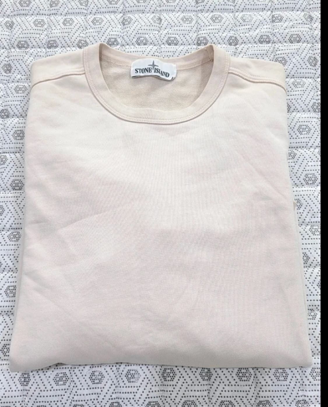 스톤아일랜드 맨투맨 M 아이보리 상품이미지4