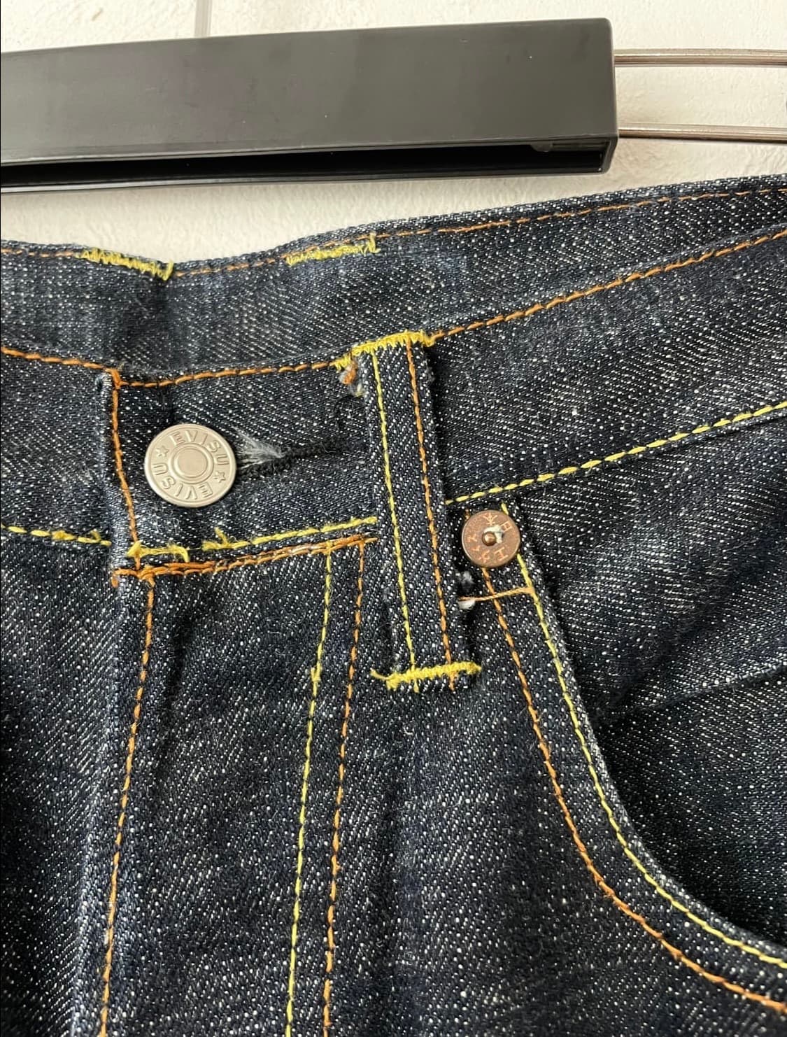 Evisu 에비수 빅 다이콕 페인트 카고 데님 팬츠 pant 상품이미지5