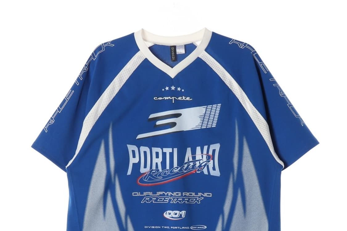 에이치앤엠 디바이디드 포틀랜드 레이싱 반팔티 M 상품이미지3