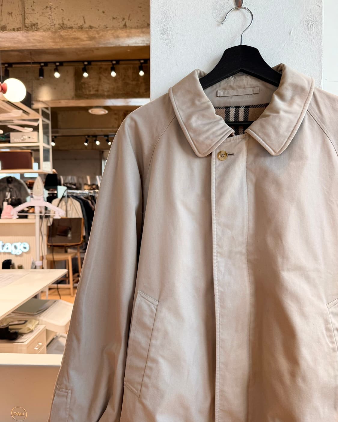 버버리 베이지 트렌치 블루종 자켓 상품이미지4