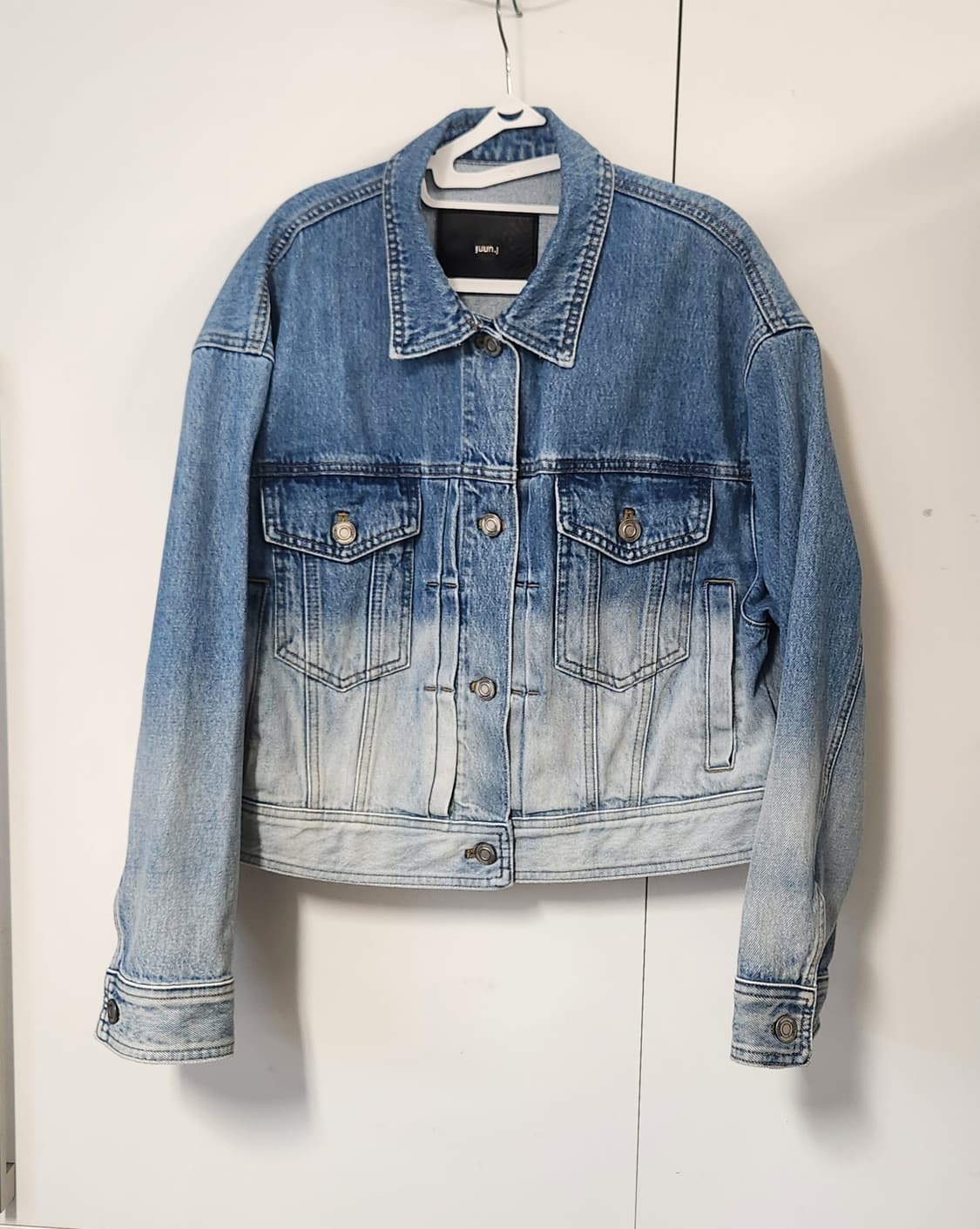 준지 크롭 그라데이션 청자켓 38 상품이미지1