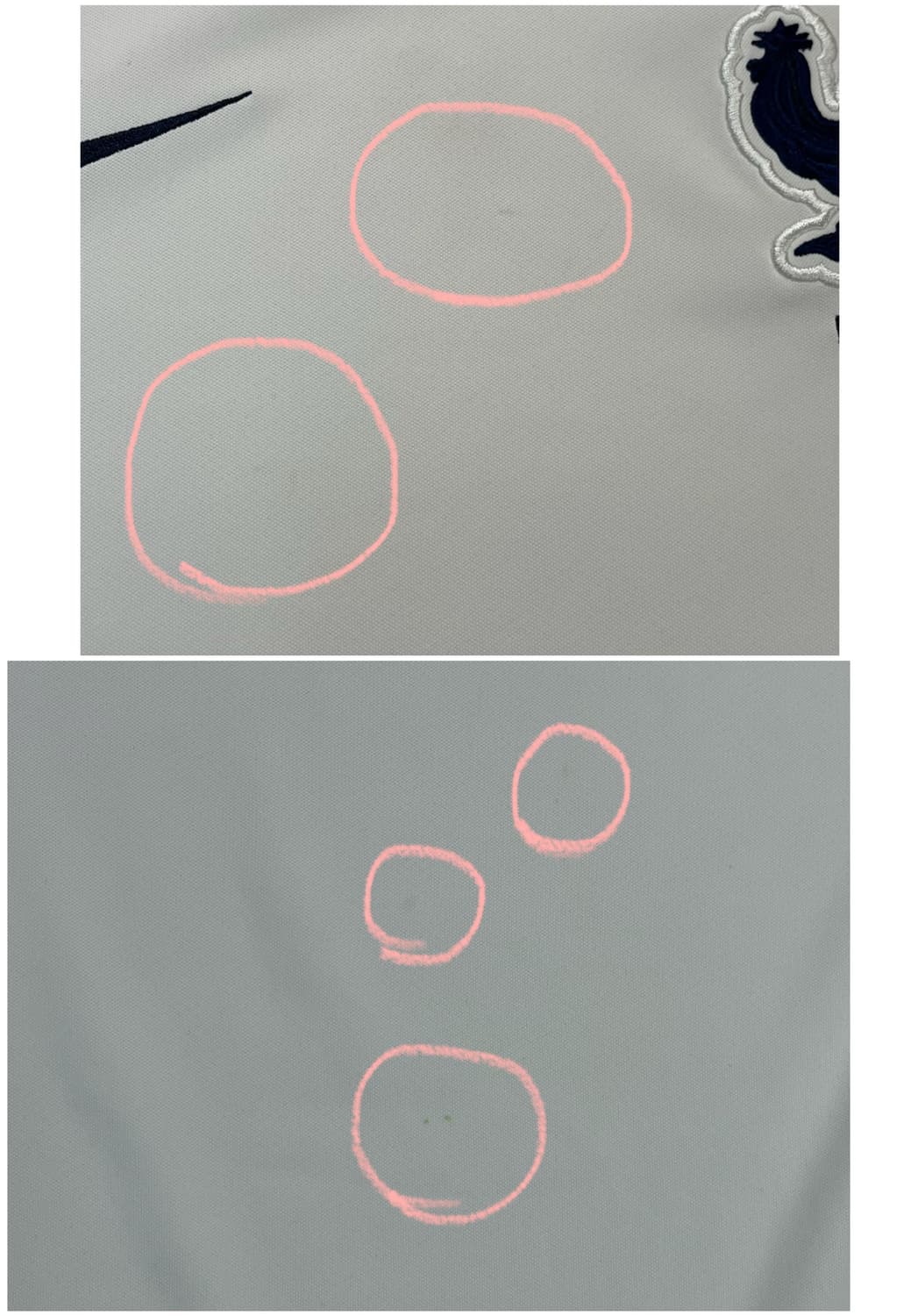 나이키 프랑스 반팔 유니폼 화이트 S #csz3609 상품이미지5