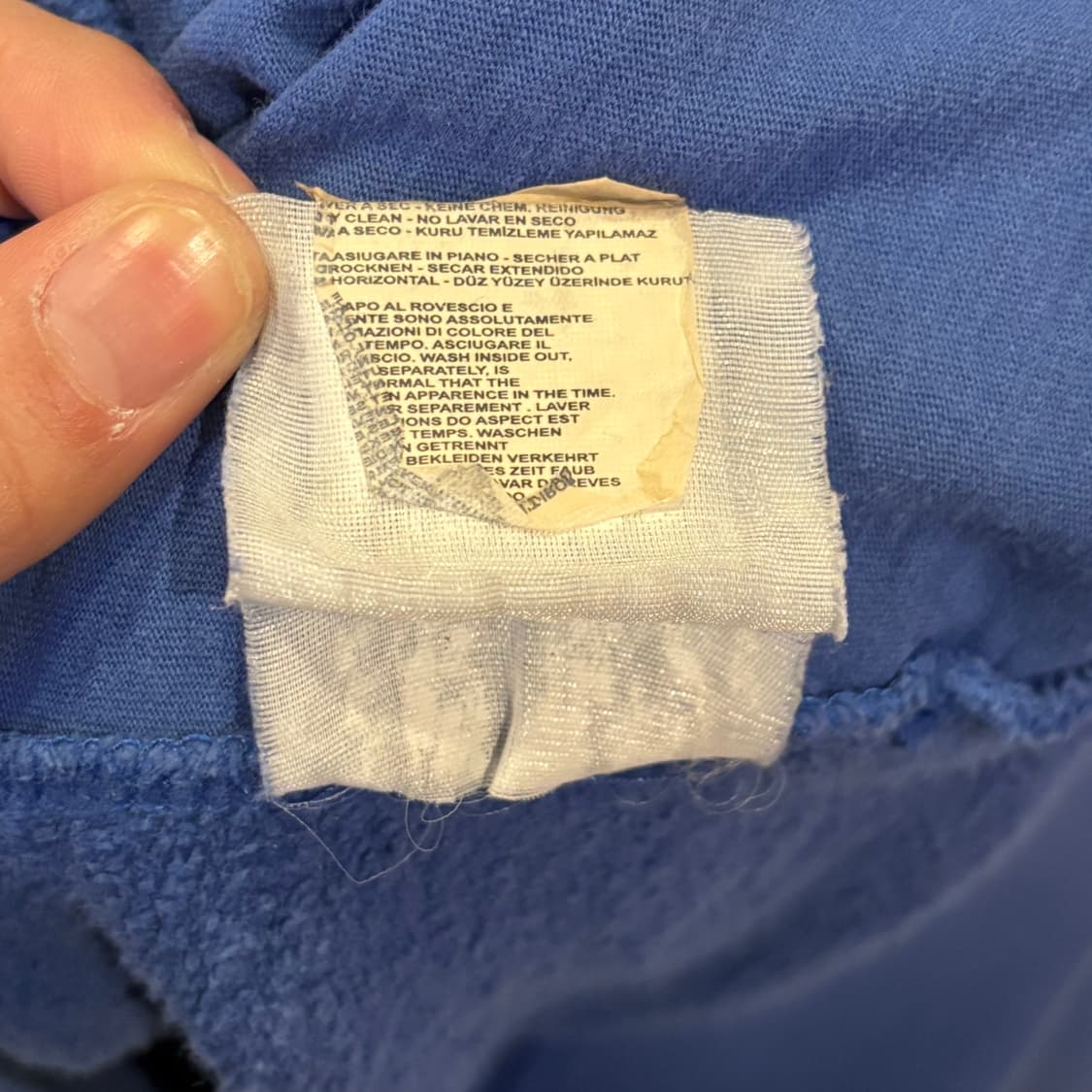 디젤 블루 후드티 상품이미지8