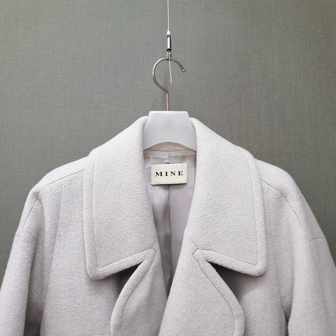 한섬 마인 2022 울소재 숏 코트  76-90-155사이즈 상품이미지2