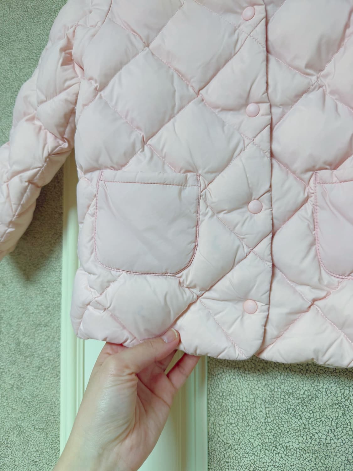 밍크뮤 여아 오리털 퀼팅 점퍼 상품이미지4