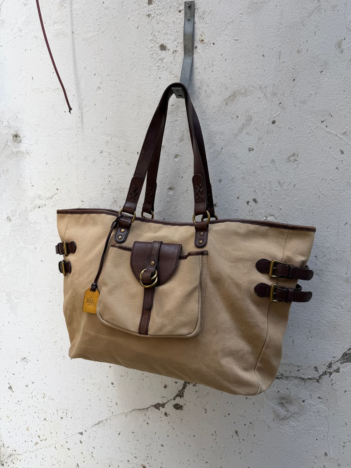 LAUREN RALPH LAUREN CANVAS TOTE 폴로 토트백 상품이미지5