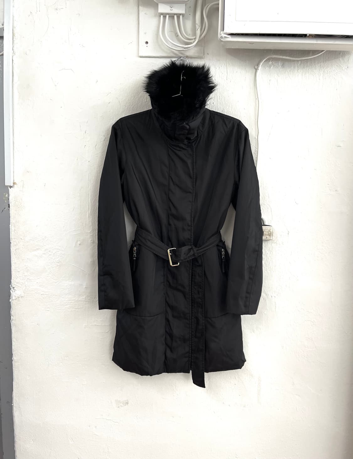 프라다 1999AW 아카이브 폭스퍼 포코노 코트 상품이미지4