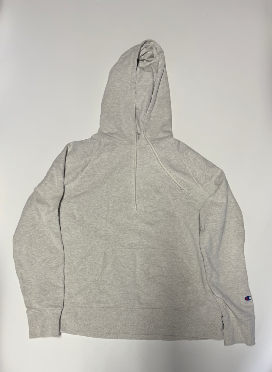 챔피온 25년도 최신 스웻 후드티 L ~ XL 멜란지그레이 상품이미지1