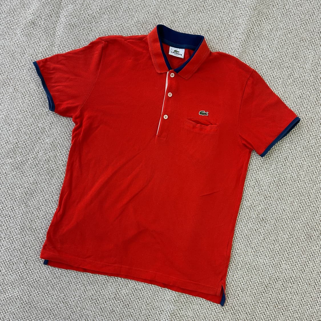 3 라코스테 슬림핏 포켓 PK 반팔0327D 상품이미지1