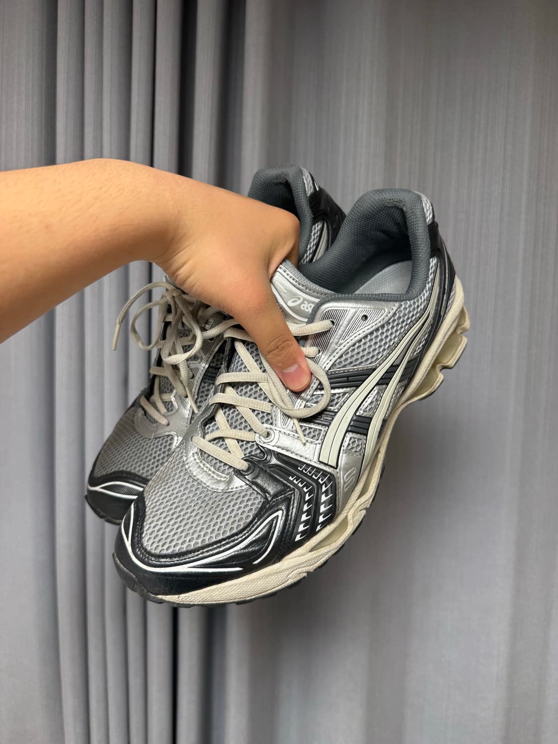 [290] 아식스 젤 카야노 14 블랙 글레이셔 그레이 상품이미지3