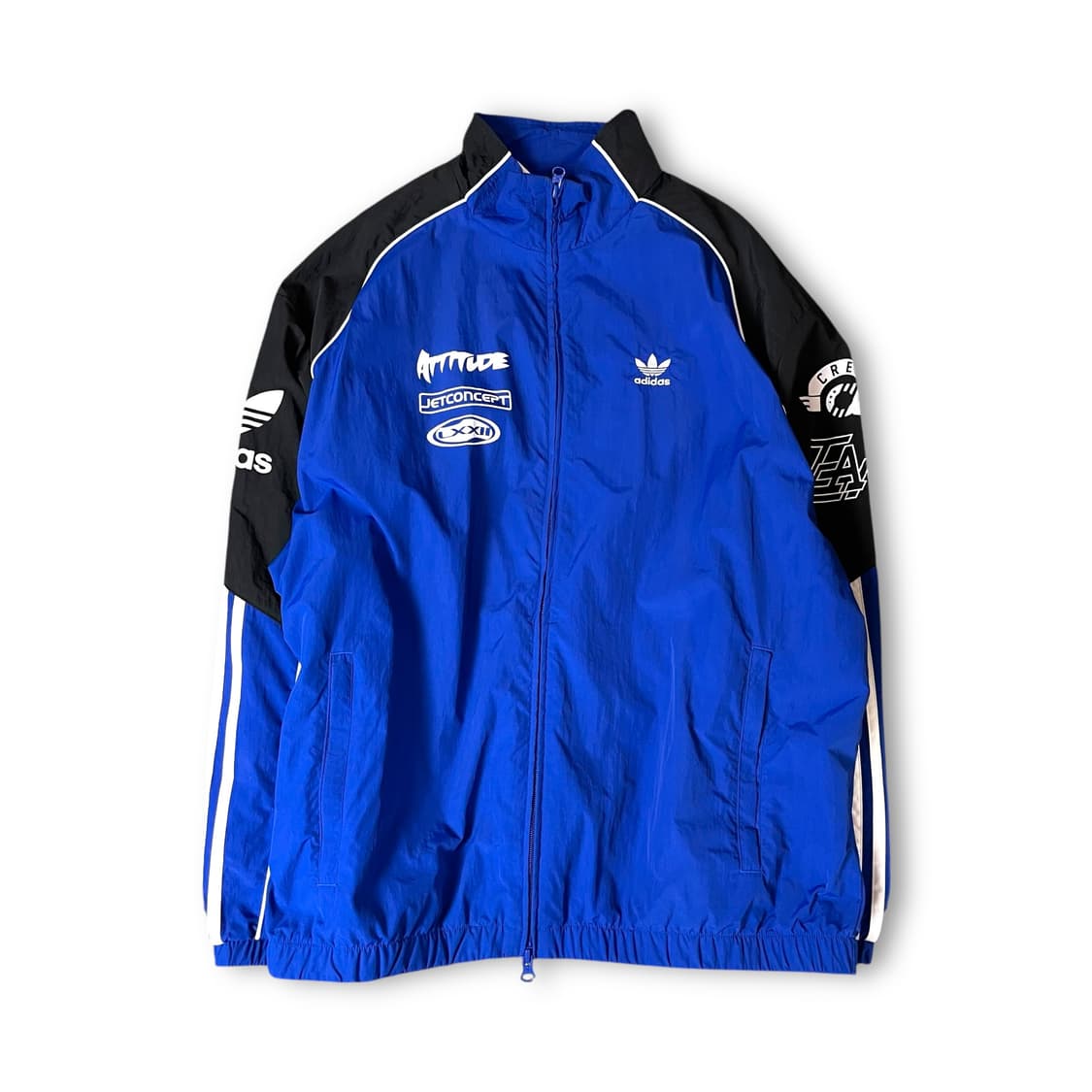 아디다스 블루 모터코어 우븐 바람막이 자켓 L 상품이미지1