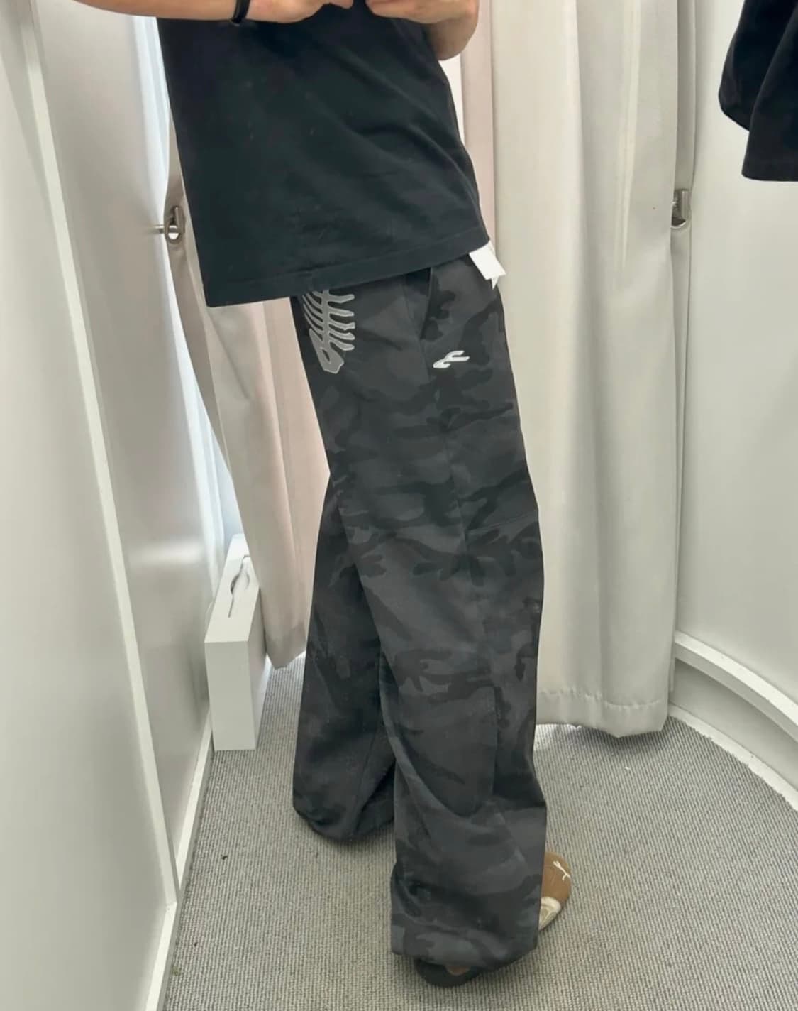 [1] 이자반X탄산 고등어 팬츠 카모 그레이 상품이미지2