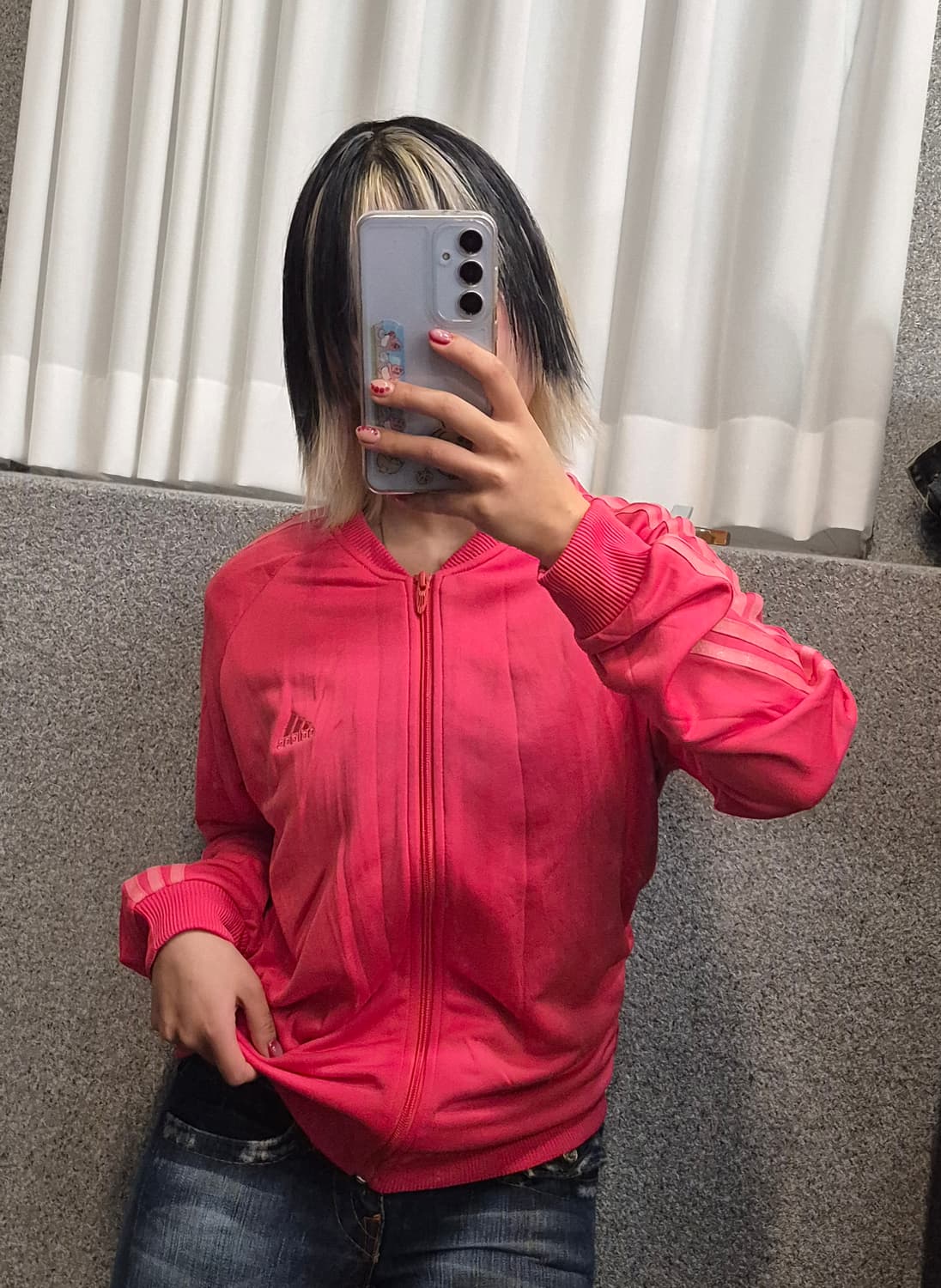 ADIDAS PINK ZIPUP JERSEY  상품이미지2