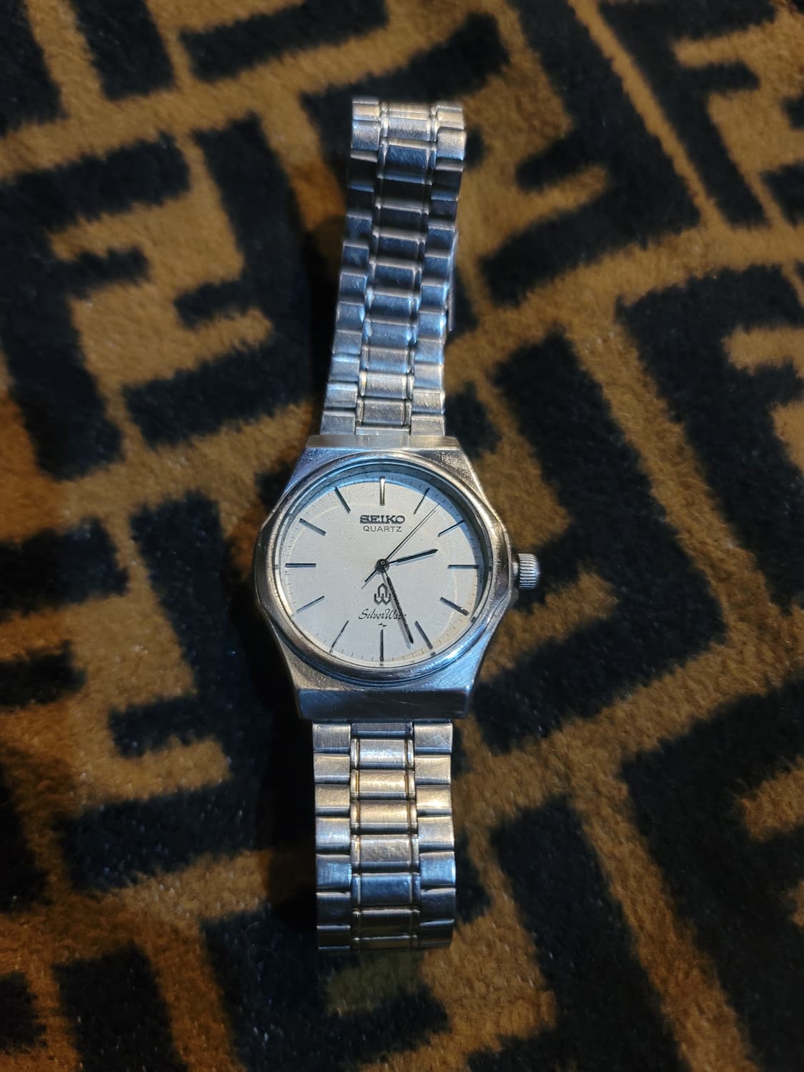 세이코 빈티지 실버웨이브 쿼츠 시계 상품이미지4