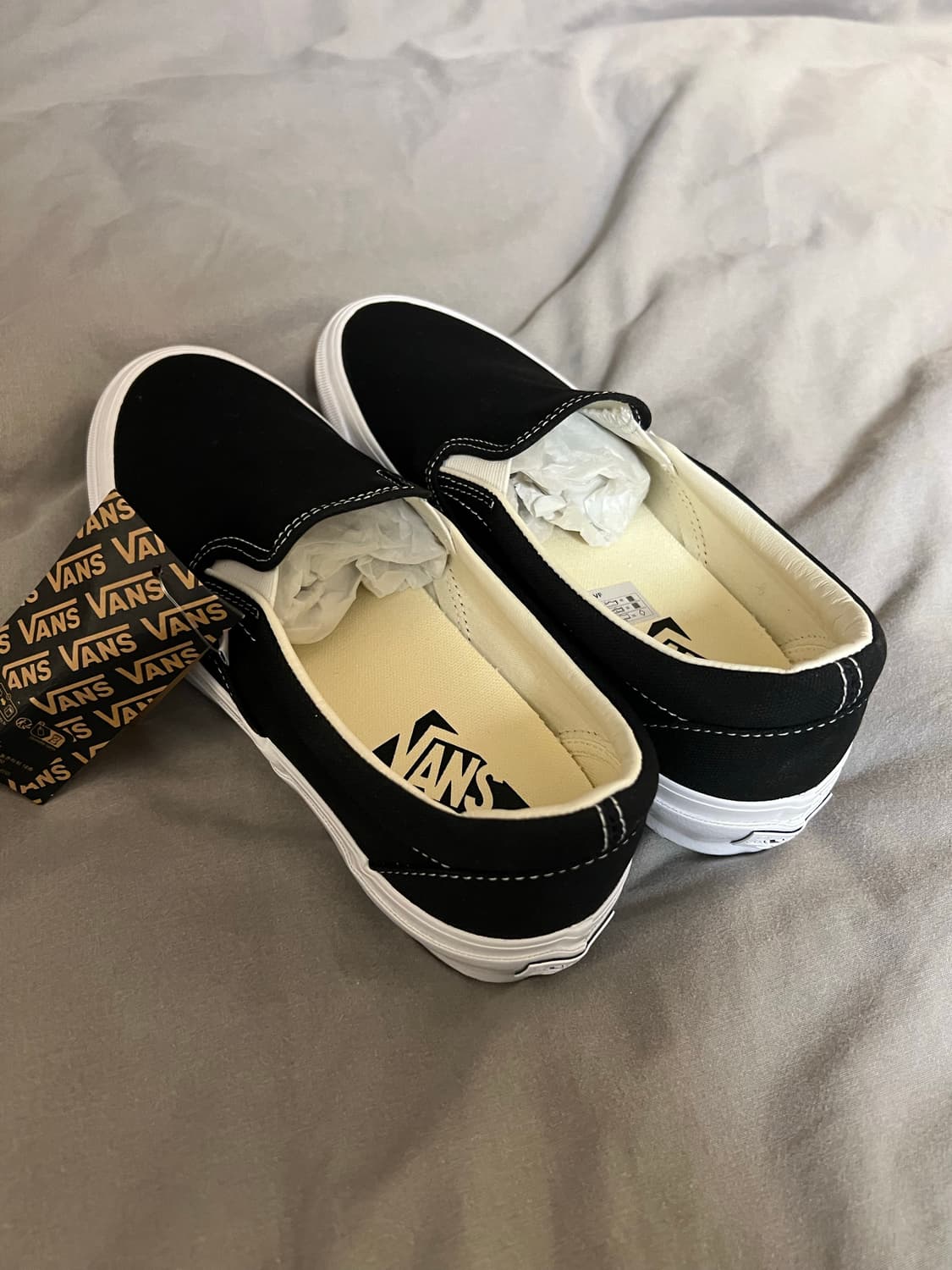 반스 슬립온 LX 44 프리미엄 블랙 265 새제품 상품이미지3