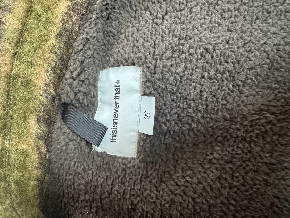 디스이즈네버댓 Brushed Wool Check Jacket Dark  상품이미지6