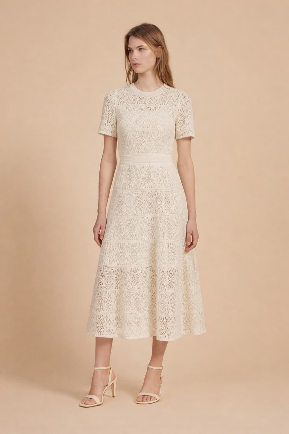 산드로 니트레이스 미디원피스 55사이즈 상품이미지1