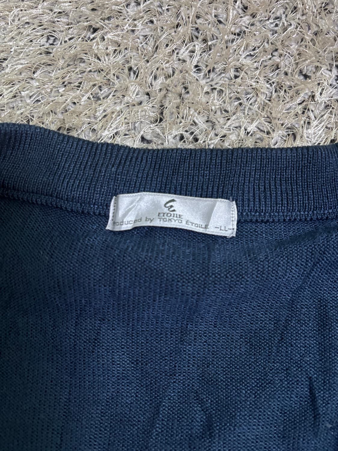 일제 ETOILE 울 가디건 사이즈 105-110 상품이미지3