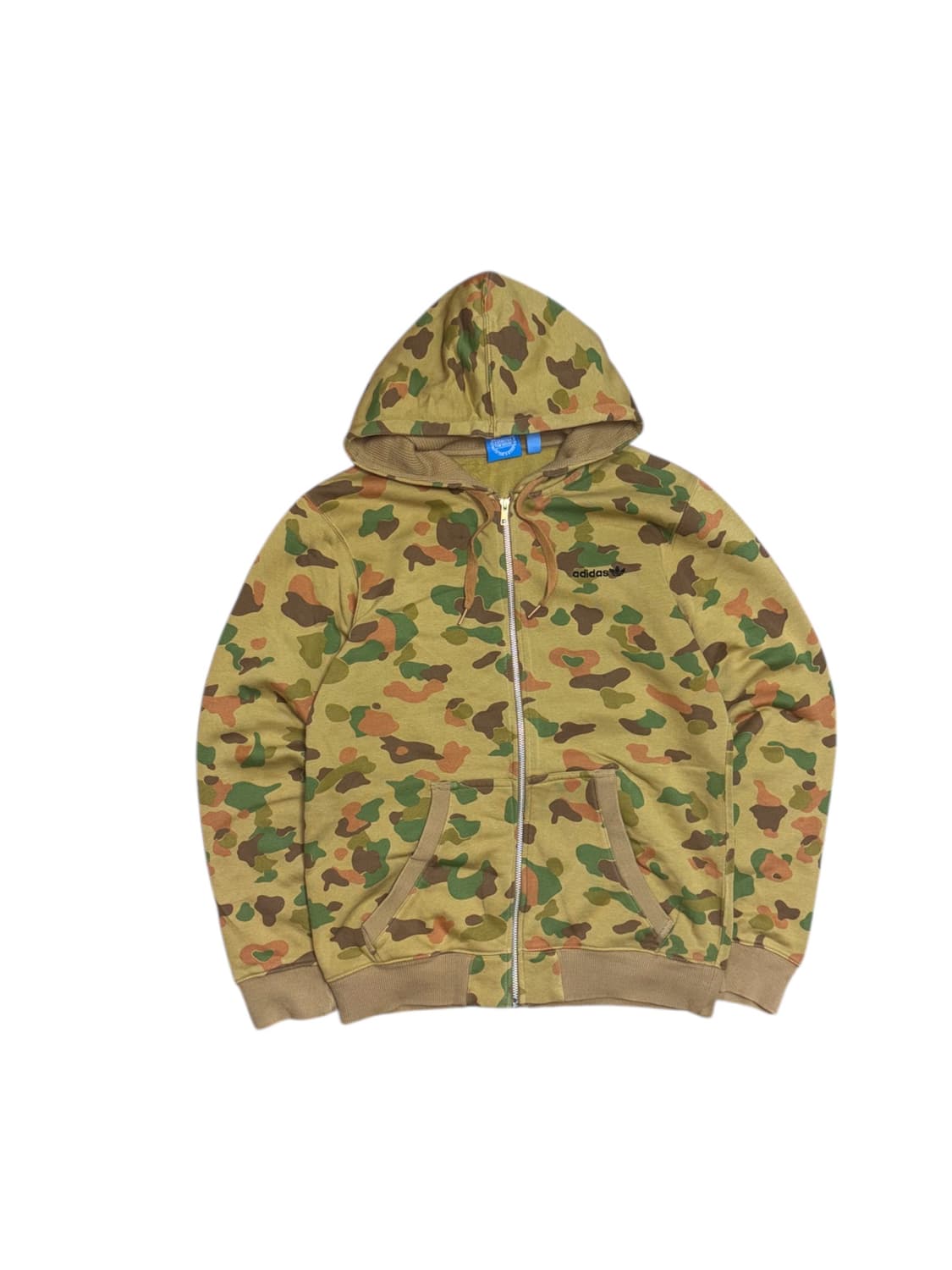 아디다스 카모 패턴 후드 집업 상품이미지1