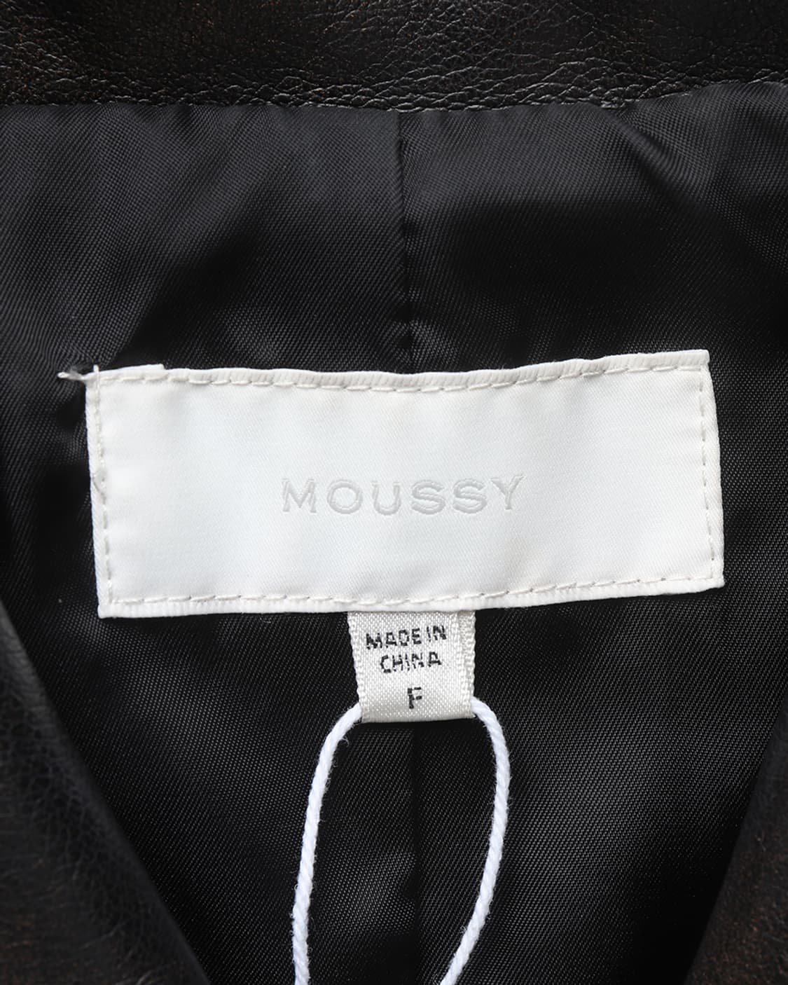MOUSSY Faux Leather Minimal Jacket 상품이미지5