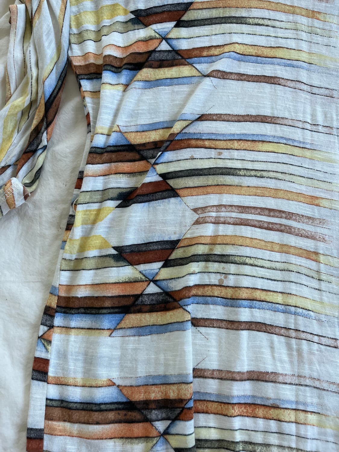 yellow pattern dress 상품이미지5