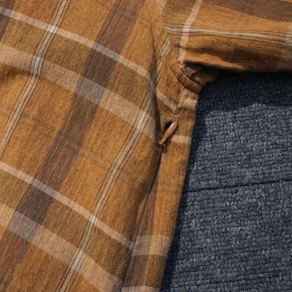 캐피탈 체크 블라우스 상품이미지3