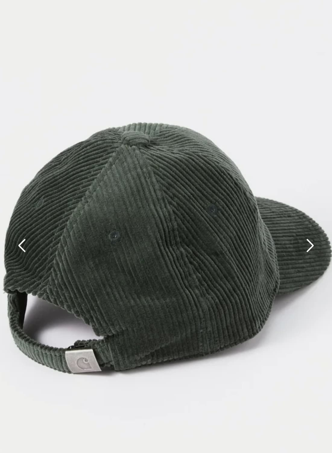칼하트윕 코듀로이 볼캡 다크그린 상품이미지2