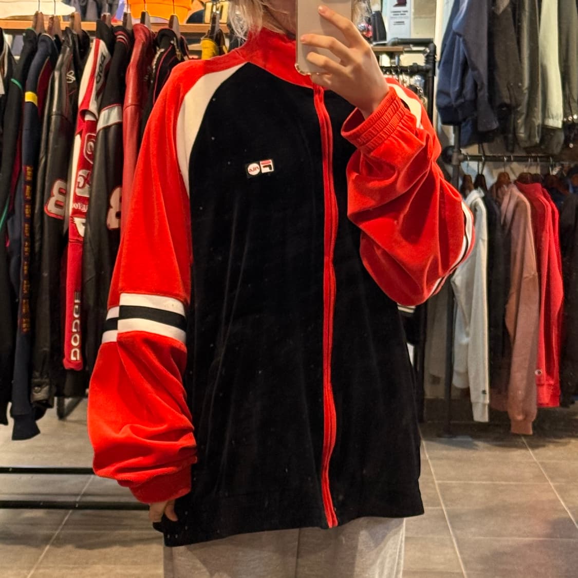 [NO.9]FILA 벨벳 져지 상품이미지3