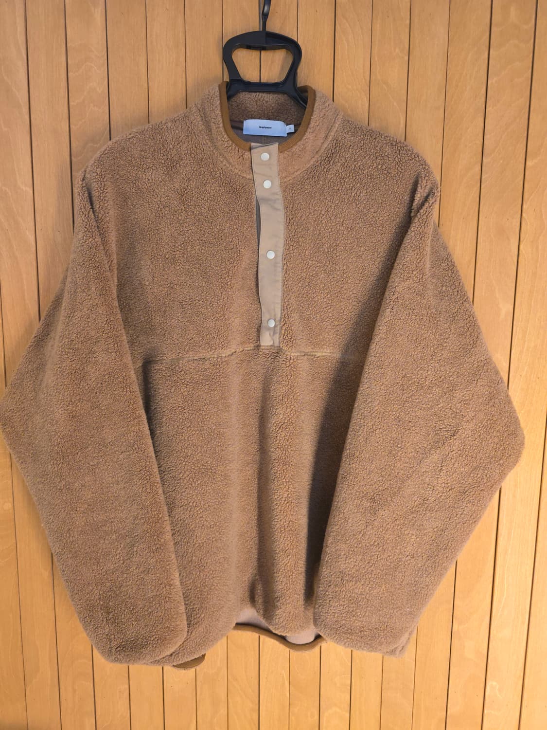 그라프페이퍼 울 플리스 풀오버 후리스 신칠라 상품이미지1