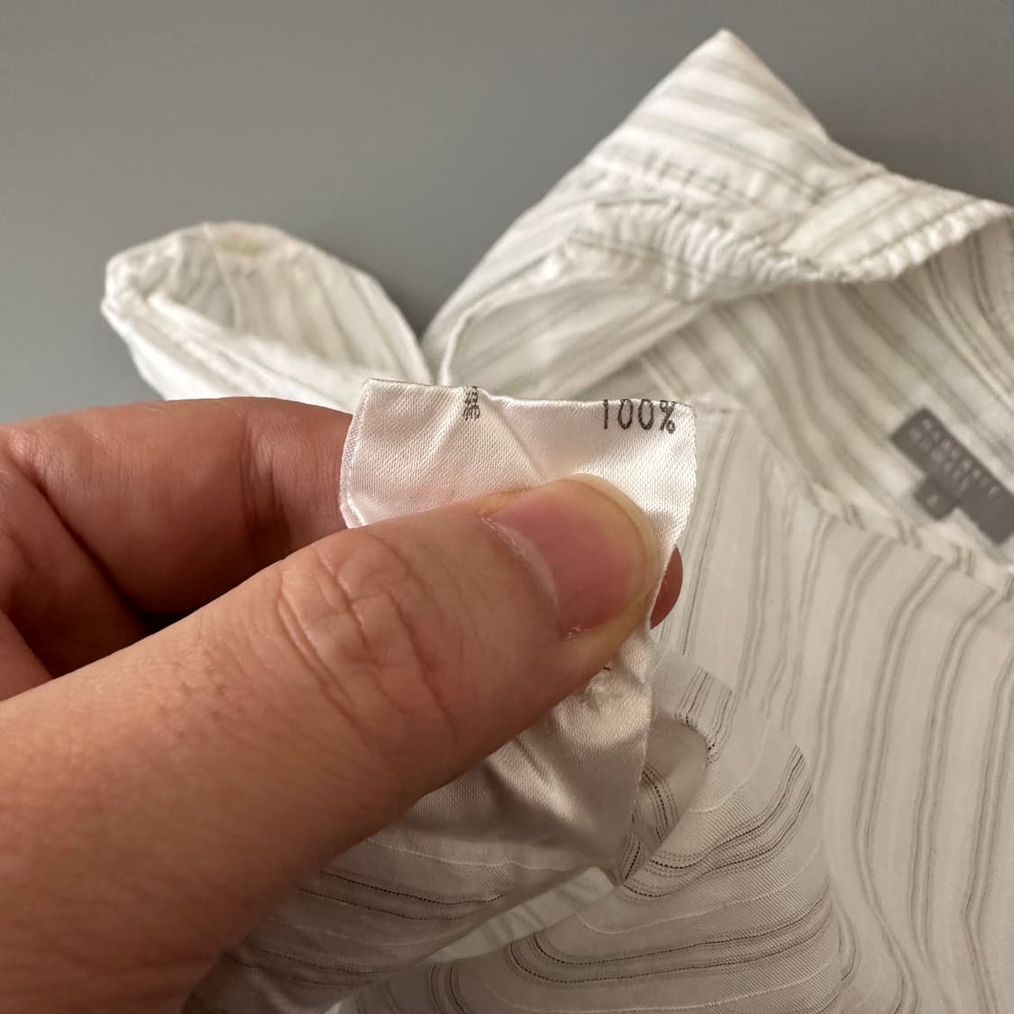 마가렛호웰 margaret howell 스트라이프 셔츠 블라우스 상품이미지6