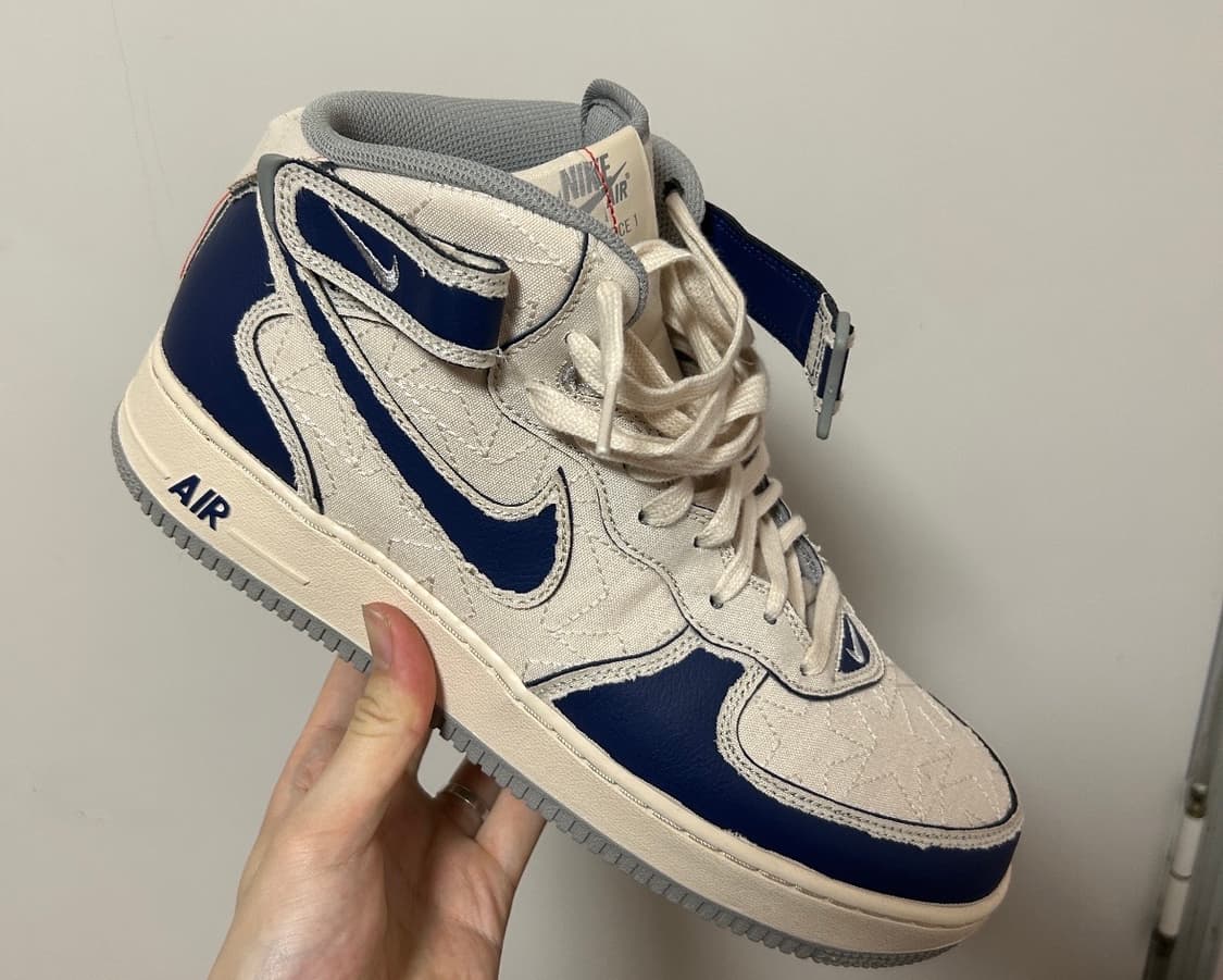 나이키 에어포스1 미드 07 펄화이트 280사이즈 상품이미지2