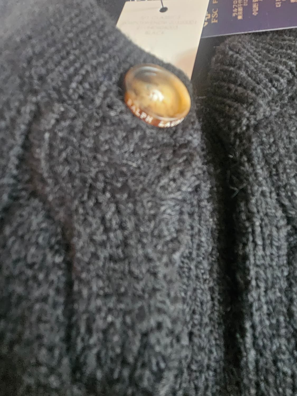 폴로 여성용 울 케이블 가디건 새상품 (M,L사이즈) 상품이미지7