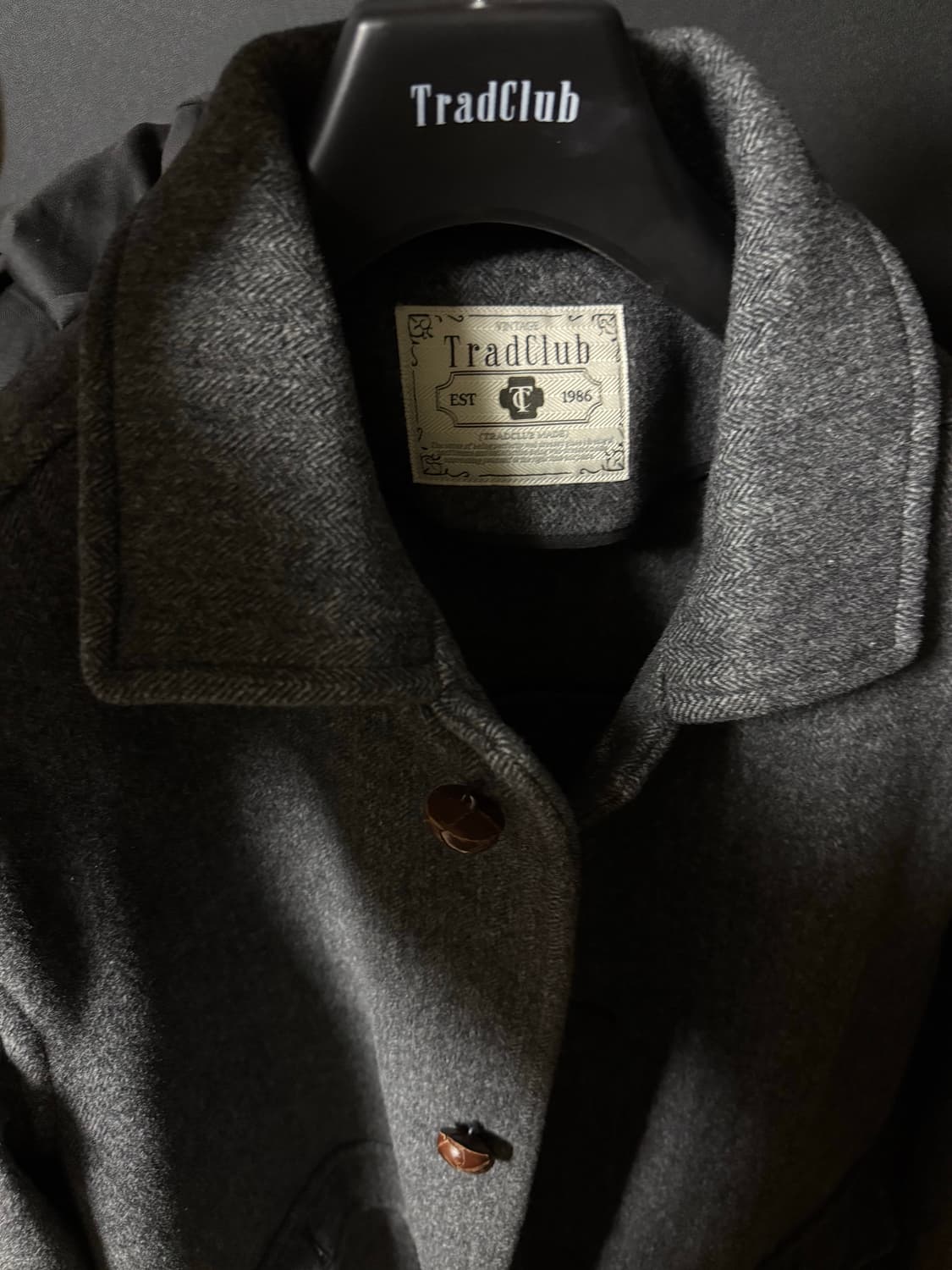 트래드 클럽 하프 코트 (울 70) 상품이미지3