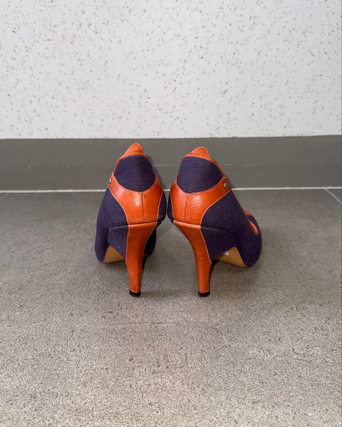 DIESEL purple orange edge pumps heels 상품이미지6
